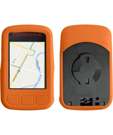 kwmobile Case for Wahoo Elemnt Bolt V2 - Black Orange Silicone GPS Bicycle Protective Cover - Durable & Lightweight - Buy Online on GoSupps.com