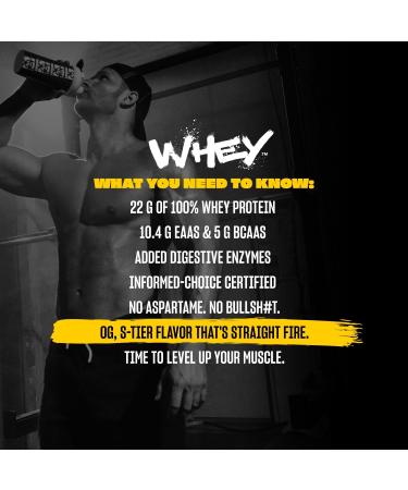 Mutant Whey 100% Whey Protein Powder Shake Gourmet Taste 22g of Protein Fast Absorbing Easy Digesting 5lbs - Vanilla Ice Cream - Buy Online on GoSupps.com
