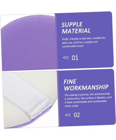 POPETPOP 5 Sets puff cosmetic makeup foundation puffs beauty puffs loose puffs makeup foundation sponges puffs for mineral Miss purple Hydrophilic non-latex loose powder puff - Buy Online on GoSupps.com