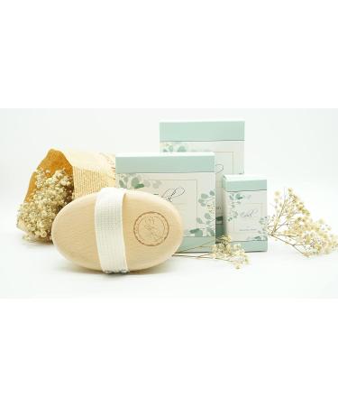 Enhal Premium Vegan Body Brush - Anti-Cellulite & Lymphatic Drainage | Professional Medium Strength Dry Brush with Natural Bristles for Flawless Skin - Buy Online on GoSupps.com