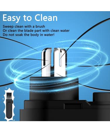 2024 Upgraded Nose Hair Trimmer for Men & Women | Portable 360 Edged Waterproof Eyebrow & Ear Hair Clipper | Type-C Rechargeable | Grey - Buy Online on GoSupps.com