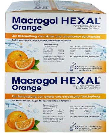 Buy HEXAL AG Macrogol Hexal Orange - 100 Pieces | International Shipping Available - Buy Online on GoSupps.com