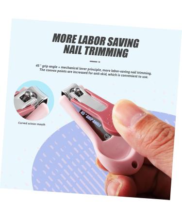 Buy 1 Set Nail Scissors Kit - Safe Manicure Set for Babies | Stainless Steel Nail Clipper & Care Tools in Pink - International Shipping Available - Buy Online on GoSupps.com