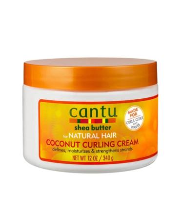Cantu Shea Butter Coconut Curling Cream 12 Ounce (Pack of 8)
