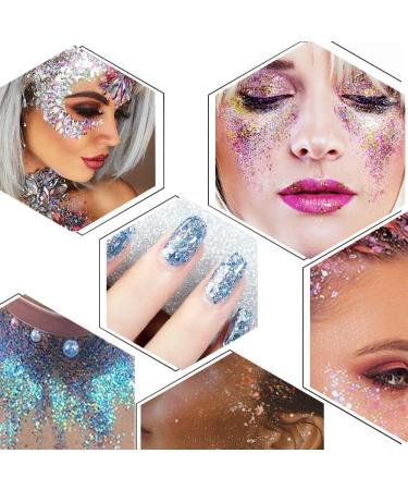  KUIRUNRX KUIRUNRX Luminous Glitter Gel for Face Nails Eyeshadow and Makeup - 12 Brilliant Colors - Buy Online on GoSupps.com