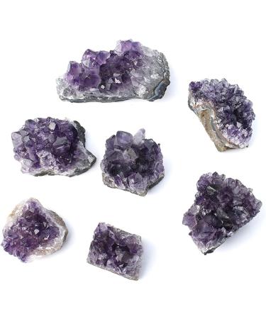 Amethyst Rough Stone 1 Kg Natural Brazil Amethyst Crystal Cluster for Home Decor - Buy Online on GoSupps.com