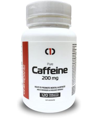 One Brand Nutrition Caffeine Pills 200mg | (120 Tabs) - Buy Online on GoSupps.com