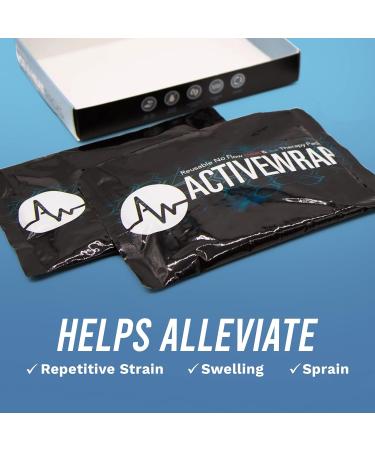ActiveWrap Large Reusable Gel Hot Cold Packs for Pain Management & Injury Recovery - Buy Online on GoSupps.com