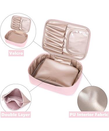 Large Grey Travel Makeup Organizer Bag for Women and Girls | Cosmetic Case - Buy Online on GoSupps.com