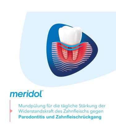 Meridol Mouth Rinse Parodont Expert 400ml - Antibacterial Gum Care for Periodontitis & Gum Health | Buy 3-Pack Online - Buy Online on GoSupps.com