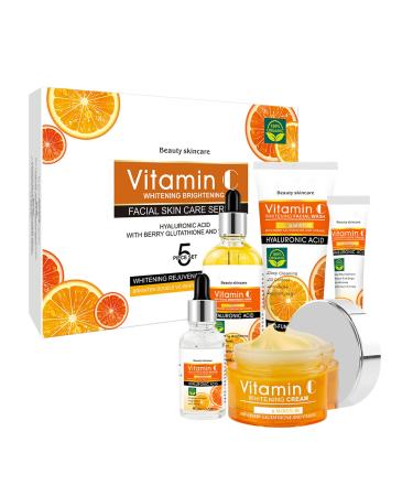 Skincare Gifts Set for Teenage Girls Vitamin C Serum for Face Anti-Aging Gift Sets for Women Pamper Gifts for Her Brightening Skin Care Sets & kits