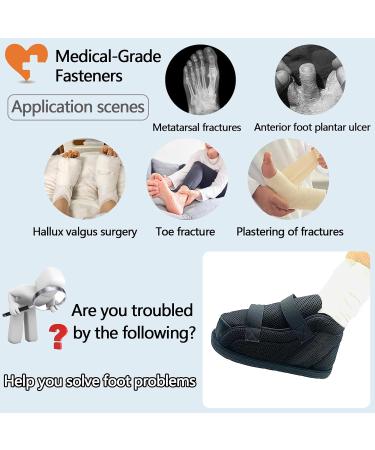 Post Op Shoe for Broken Foot | Adjustable Recovery Shoes for Fractures & Swollen Feet | Unisex Ankle Support - Buy Online on GoSupps.com