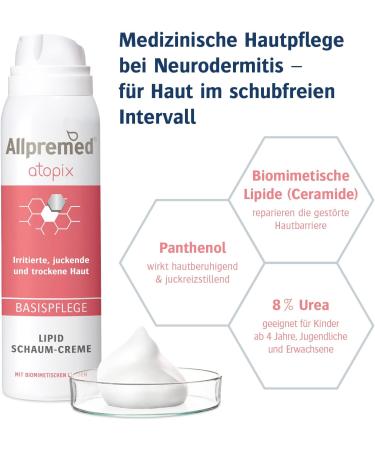  ALLPREMED Allpremed Atopix Basic Care Cream for atopic dermatitis soothes and nourishes itchy scaly inflamed and dry skin - 100 ml - Buy Online on GoSupps.com