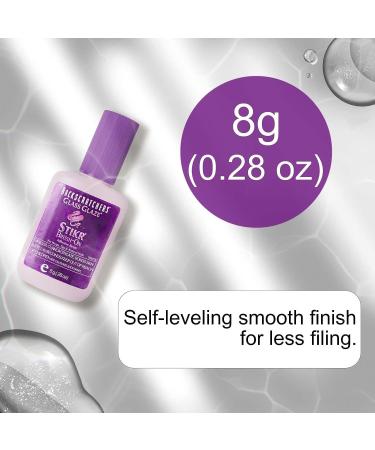 Backscratchers Glass Glaze Stikr Resin - Strong Adhesive for Nail Wraps, Tips, Extensions, Charms, Dip Powder, Natural Nails - 0.28oz - Buy Online on GoSupps.com