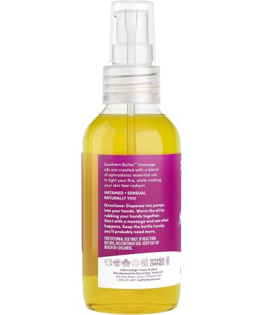 Southern Butter All-Natural Intimate Massage Oil - Rose & Lavender 4 oz | Best International Shipping - Buy Online on GoSupps.com