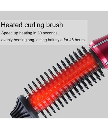 Buy Portable Heated Curling Brush Mini Curling Iron for All Hair Types | Anti-Scald Comb | International Shipping Available - Buy Online on GoSupps.com