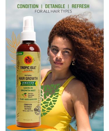 Tropic Isle Living Jamaican Black Castor Oil Hair Growth Oil with Daily Leave-In Conditioner Mist - Buy Online on GoSupps.com