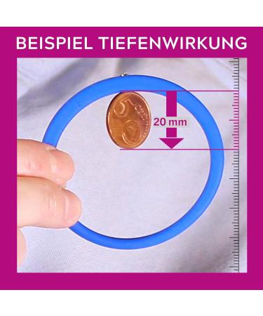 Magnetix Wellness Flexi Magnetic Bracelet - Skin-Friendly Silicone Blue/Black Fits Swollen Wrists XL - International Shipping Available - Buy Online on GoSupps.com