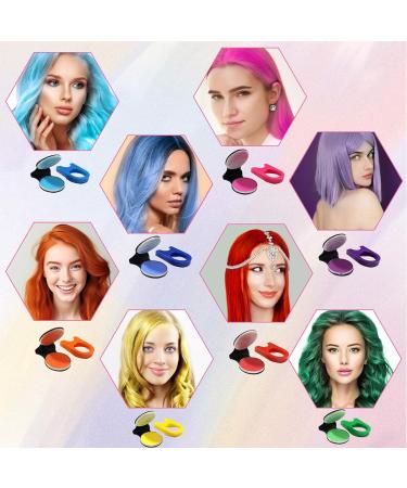 8-Piece Washable Hair Chalk Set - Non-Toxic Temporary Hair Color for Women & Kids | Perfect for Weddings Carnivals & Styling - Buy Online on GoSupps.com