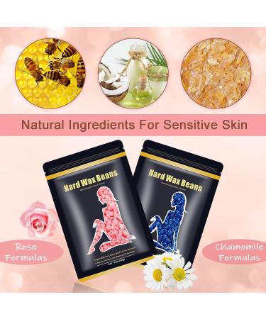 Yovanpur Mini Waxing Kit - Portable Hard Wax Warmer for Hair Removal with 14oz Beads - Brazilian Bikini Wax Kit for Women - At-Home Hair Removal in Pink - Buy Online on GoSupps.com