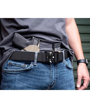 Ginwee 3-Pack Tactical Riggers Belts for Men - Heavy-Duty Metal Buckle with Molle Key Ring Holder - Buy Online on GoSupps.com