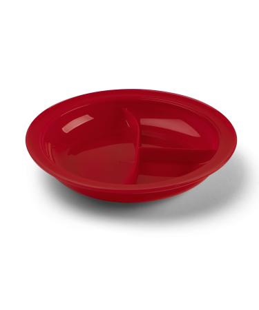 Providence Spillproof Partitioned Plate - 9" Red 1