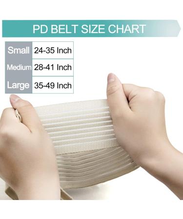 Breathable Peritoneal Dialysis Belt & Feeding Tube Holder | Medical Supplies for Small Waist (24-35 Inch) - Beige - Buy Online on GoSupps.com