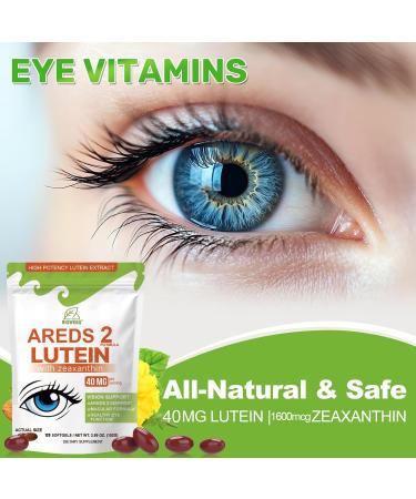 AREDS 2 + Advanced Lutein and Zeaxanthin Supplement-40mg Lutein & Zeaxanthin with Astaxanthin Omega-3 EPA DHA-Dietary Supplement for Eye Health Support Vision Support-120 Softgels 120 Count (Pack of 1) - Buy Online on GoSupps.com