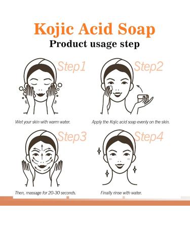 Kojic Acid Soap Olive Oil Soap Kojic Acid Soap Original Olive Oil Soap Bar for Face And Body Acne Dark Spots Hyperpigmentation Smooth Skin Mens Soap Bar for Improve Uneven Skin Tone - Buy Online on GoSupps.com