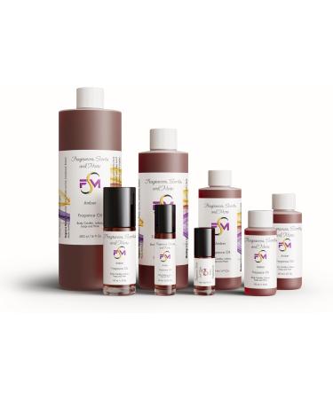 Amber Fragrance Oil - 3 Bottles 0.17 Fl Oz Glass Roll On (5ml) 0.17 Fl Oz (Pack of 3) - Buy Online on GoSupps.com