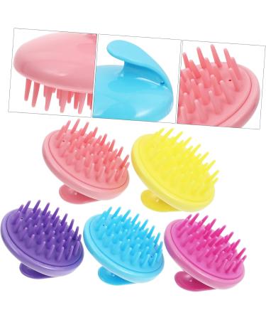 Magiclulu Silicone Shampoo Brush Set - 15 pcs Scalp & Body Massage Brush for Hair Washing & Dog Massage - Shower & Hand Washing Essential - Buy Online on GoSupps.com