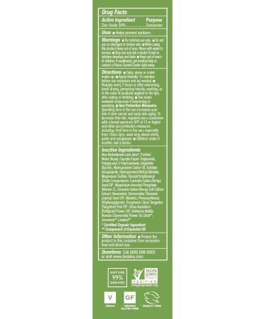 Andalou Naturals Face Sunscreen SPF 30 | CannaCell Sun Buddy with Hemp Stem Cells | Moisturizing Reef Safe & Broad Spectrum | International Shipping Available - Buy Online on GoSupps.com