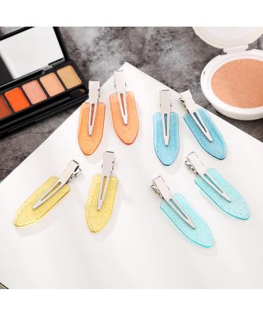 YIERSO No Bend Hair Clips - 8 Pcs Duck Bill Clips for Salon Styling, Bangs, Waves - Pink - Buy Online on GoSupps.com