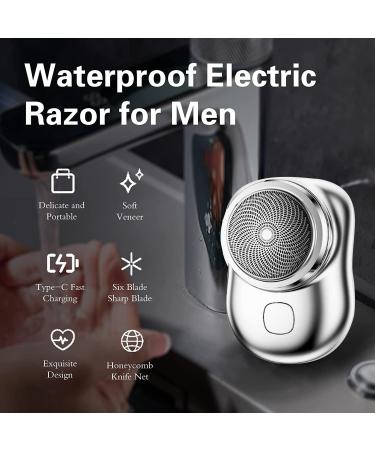 Storm Shaver Electric Razor for Men - Portable Mini Shaver USB Rechargeable Wet & Dry 2023 Upgrade (Black) - International Shipping Available - Buy Online on GoSupps.com