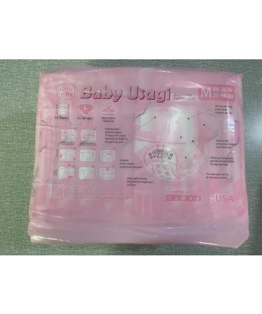 LittleForBig Adult Printed Diapers - Baby Usagi 10 Pack (Medium 71-96 CM) Pink | International Shipping Available - Buy Online on GoSupps.com