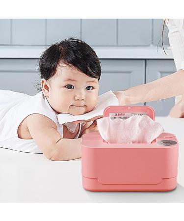 Wipe Warmer 7.87x4.72x3.86in Baby Wipes Dispenser 10W Wet Wipes Dispenser Wipes Warmer for Babies Wipes Towel Warmer Wipe Warmer for Bathroom and Travel Accessories Pink - Buy Online on GoSupps.com