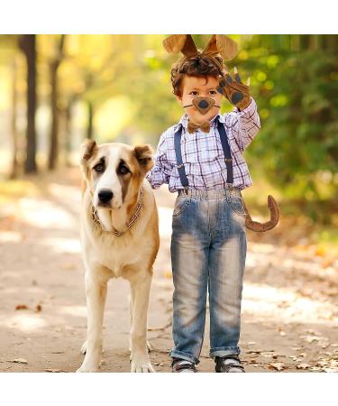 5-Piece Puppy Dog Costume Set for Halloween Cosplay - Light Brown - Buy Online on GoSupps.com