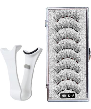 Siopob Magnetic Eyelashes Natural Look - No Glue Magnetic Lashes Soft Artificial Eyelashes - Eye Makeup 2 Pairs Magnetic Lash Strips Reusable False Eyelashes Kit for 3D Natural Look - Buy Online on GoSupps.com