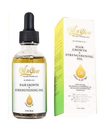 9 in 1 Natural Hair Growth Strengthening Oil - 2 Fl Oz. - Buy Online on GoSupps.com
