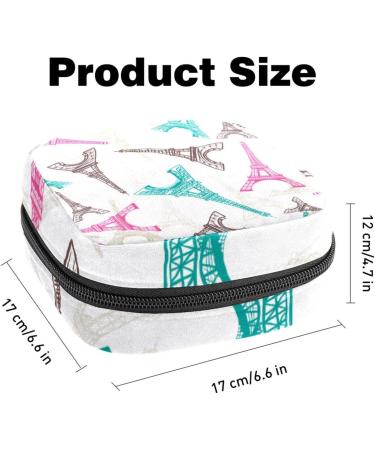 Shop Eiffel Tower Paris Women's Binding-Up Bag | Large Menstrual Cup Bags with Zipper & Periodic Inserts | Multi-Colored Hygiene Accessories for Girls & Women - Buy Online on GoSupps.com