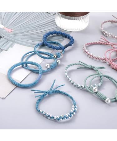 Yolev 20Pcs Boho Hair Ties Bracelet | Elastic Ponytail Holders for Women/Girls - Buy Online on GoSupps.com