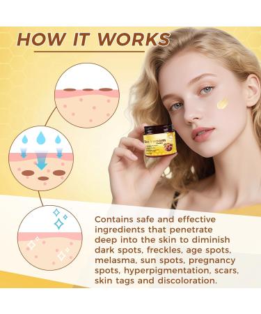 Bee Venom Skin Treatment Cream Professional Repair & Wrinkle Care Formula Face & Body Use Reduces Blemishes & Supports Joint Wellness for Hands Back and Knees (2PCS) - Buy Online on GoSupps.com