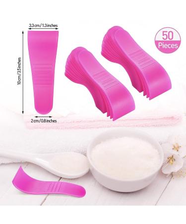 50-Piece Rose Red Hair Wax Cleansing Spatulas - Makeup Sticks for Hair Waxing Removal - Buy Online on GoSupps.com