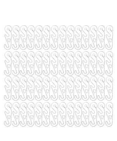 Faruta 200 pieces M ASK Ohrgroups Extension hooks S-shaped M ASK Extension ropes buckle hearing protection adjuster (color: white 200 pieces)