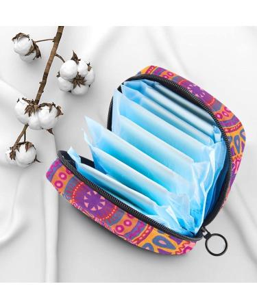 Buy Stylish Menstrual Bag with Zipper - Napkin Pouch & Tampon Collection for Women & Girls - International Shipping Available - Buy Online on GoSupps.com