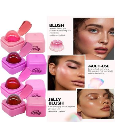  BommFu Lip Blush Stick Cream Blush Stick Face & Lip Texture Moisturising Gel Long Hold for Women Daily Use Natural Look - Buy Online on GoSupps.com