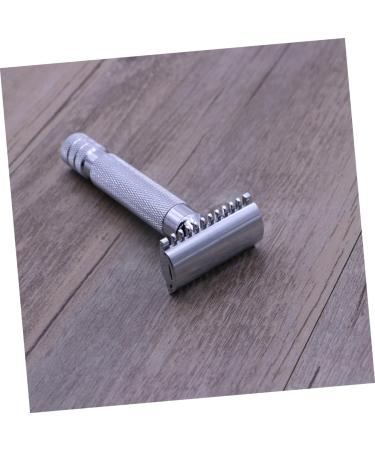 Frcolor 3-Stage Men's Safety Razor - Premium Wooden Handle & Steel Blades for Smooth Shaving - Buy Online on GoSupps.com