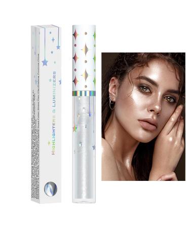 Liquid Highlighter for Face | Highlight Beauty Wand - Lighting Glow Drops Water-resistant Liquid Highlighter Drops Long Lasting for Face 01# 1 count (Pack of 1)