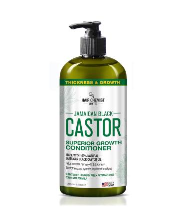 Hair Chemist Jamaican Black Castor Shampoo Set - Superior Growth 4PC Hair Care Collection | 33.8oz Shampoo & Conditioner 12oz Mask 7oz Oil - Buy Online on GoSupps.com