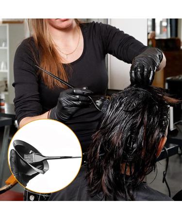 PMELCXD Hair Dye Coloring 16 Pcs DIY Beauty Salon Tool Kit Tinting Bowl Cloak Brush Ear Cover Gloves for Tools Bleaching Dryers - Buy Online on GoSupps.com